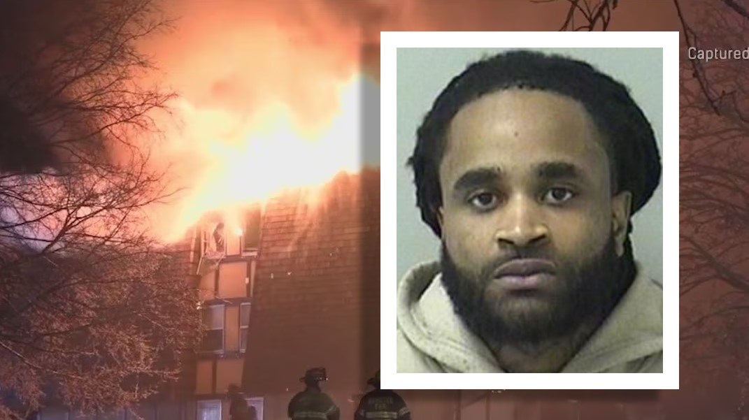 Indiana man charged with setting fire to Chicago-area apartment building