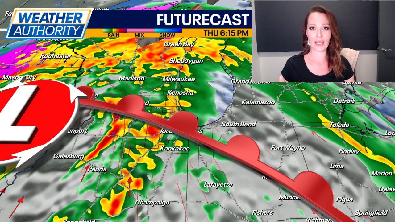 Chicago weather: Temps soar into the 50s on Thursday with rain and a few storms