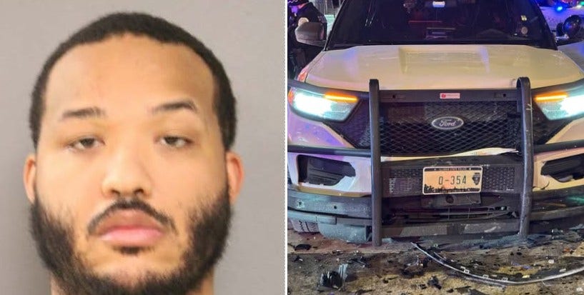 Chicago man charged after stolen BMW crashes into state police squad car