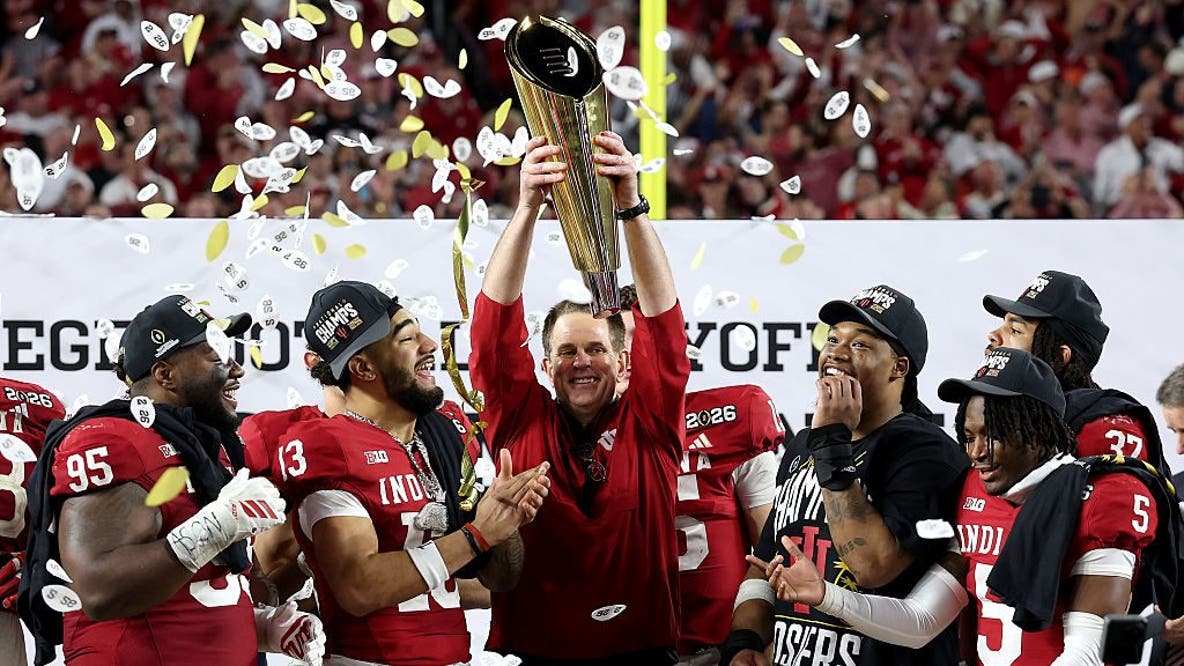 Indiana completes undefeated season, beating Miami 27-21 to win 1st national title