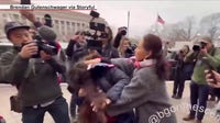 Video shows brawl between protesters at Jan. 6 anniversary rally