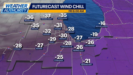 Chicago weather: Frigid, windy conditions ahead with extreme cold alerts in effect
