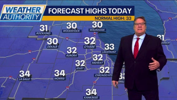 Chicago Weather: Clouds and seasonably cold temps for Sunday