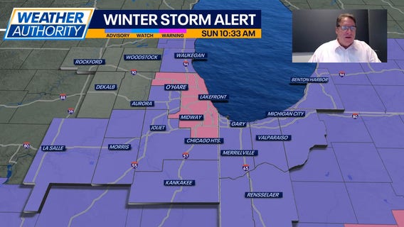 Chicago weather: Winter Storm Warning for heavy snow near Lake Michigan