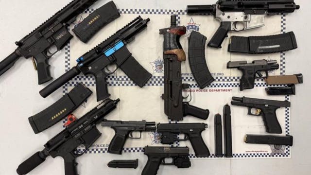 Chicago police recover 10 weapons at illegal party