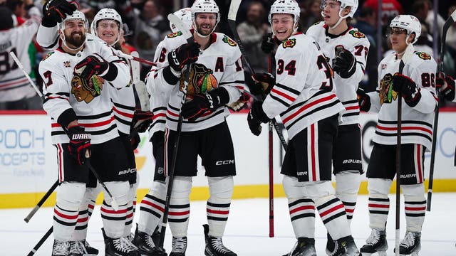 Blackhawks drop Capitals to 0-5 in shootouts, beat Washington in 6 rounds for a 3-2 win