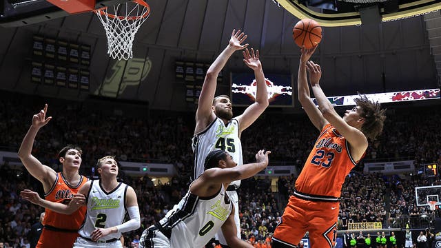 Keaton Wagler explodes for 46, leading No. 11 Illinois past No. 4 Purdue