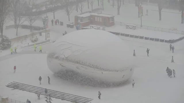 Winter storm warning in effect for Chicago as lake-effect snow ramps up