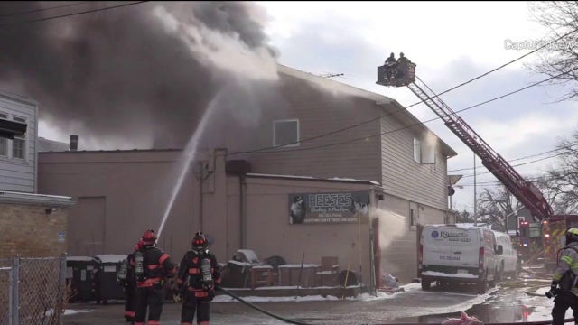 Two McHenry businesses heavily damaged in Sunday fire