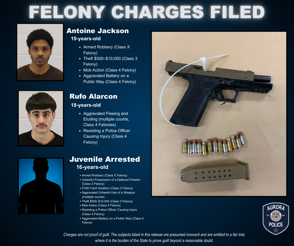 Five teens arrested after armed robbery, chase and crash in Aurora: police