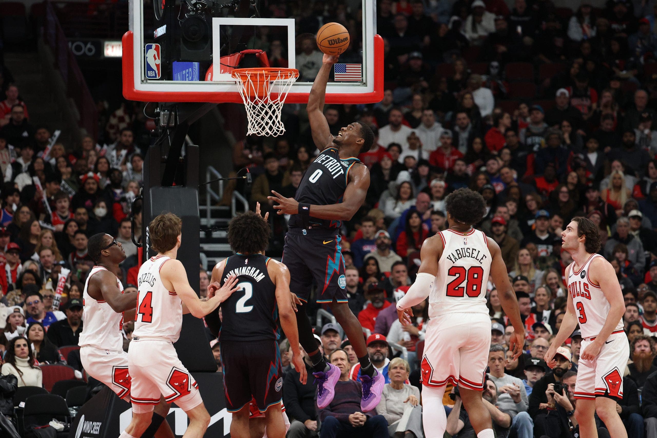 Duren with 26 points, 13 rebounds in return, Pistons top Bulls 126-110 for 5th straight win