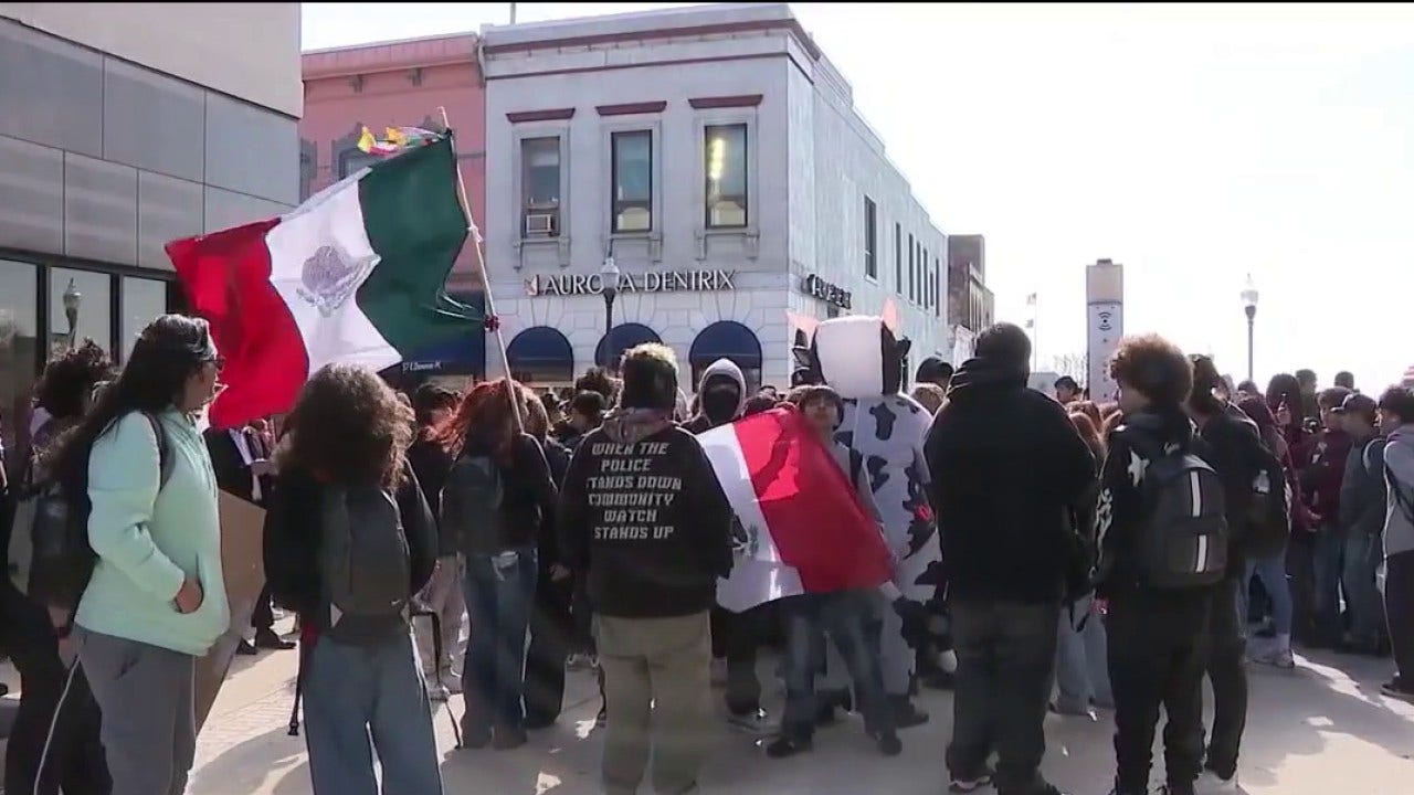 Second Aurora school walkout remains peaceful after arrests earlier in week