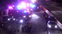 Pedestrian among several hurt in I-94 6-car crash in Skokie: ISP