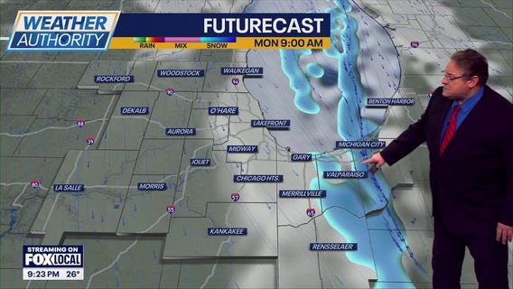 Chicago weather: Winter Storm Advisory issued for Northwest Indiana through Monday