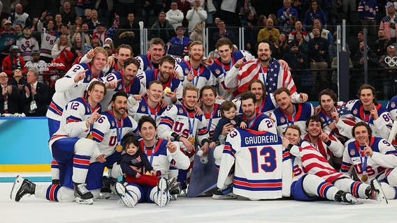 USA wins first men's hockey gold since 1980 with Jack Hughes game-winner to beat Canada