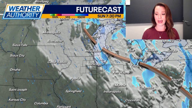 Chicago weather: Lake effect snow will impact parts of Chicagoland through Monday