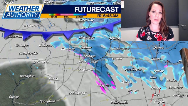 Chicago weather: A few rounds of snow could be possible before the weekend