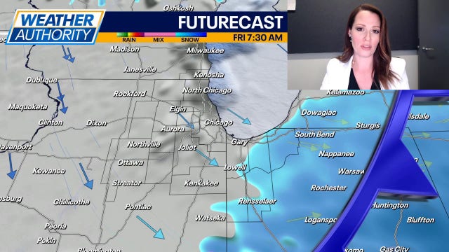 Chicago weather: Quick-moving system will bring snow overnight
