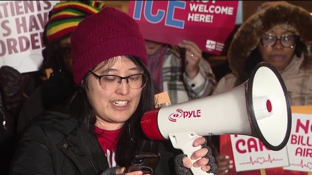 Chicago nurses rally against ICE, call for shift to health care funding
