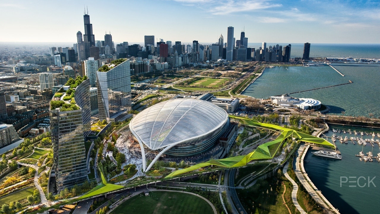 Bears stadium debate: New Soldier Field proposal includes dome, entertainment district