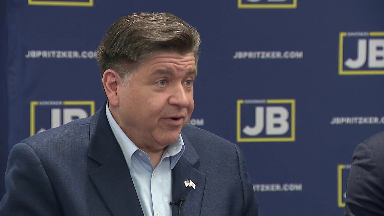 Pritzker, Bailey trade fire as general election begins