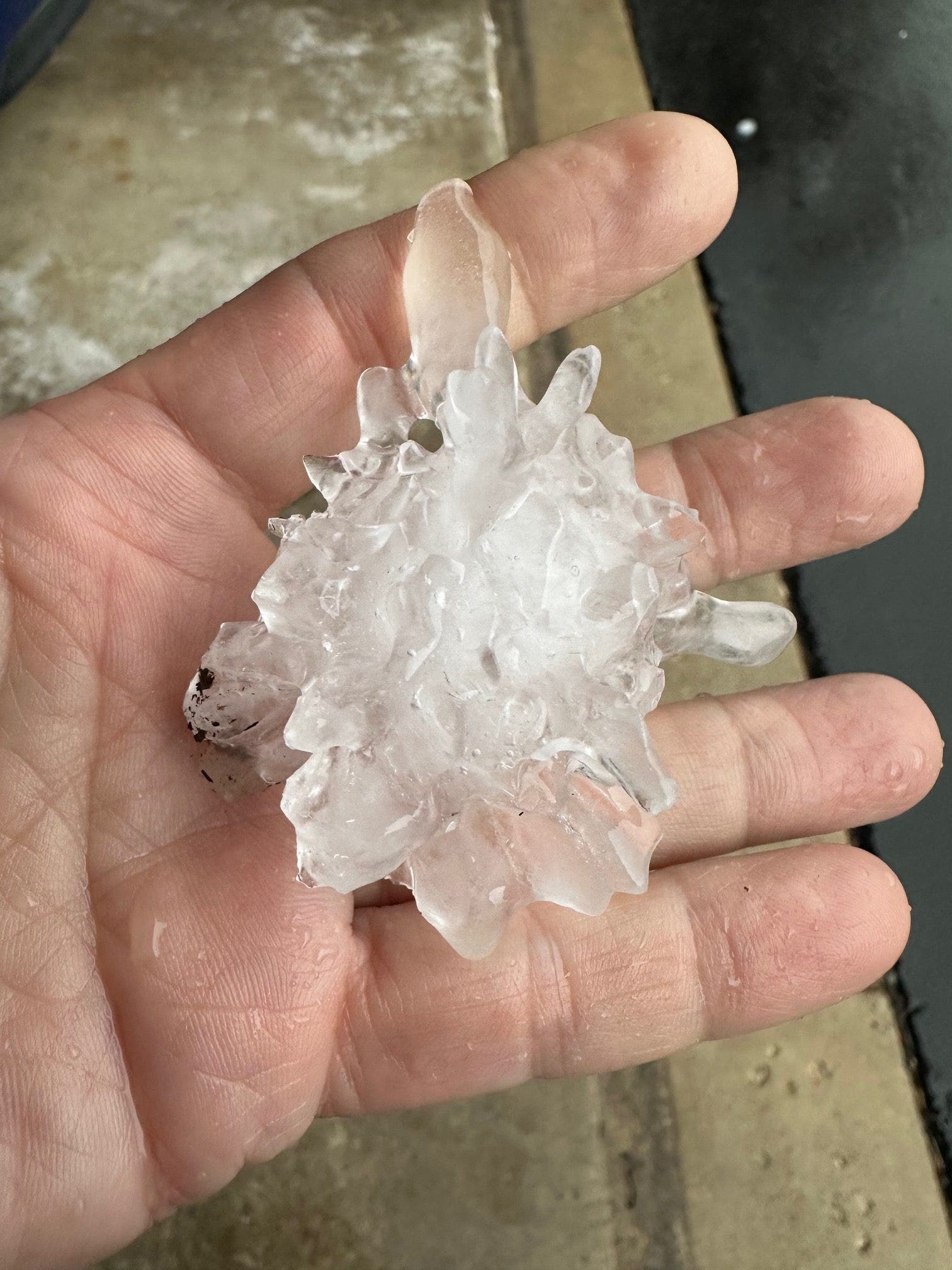 Chicago weather: Photos show baseball-sized hail as strong storms sweep through Chicago area