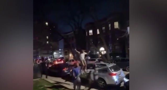 Hyde Park teen takeover leaves dozens of cars damaged