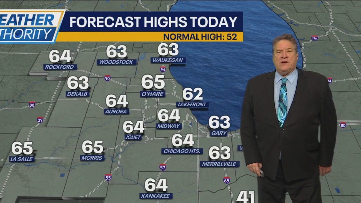 Forecast: Mild temps today, then lovely spring conditions