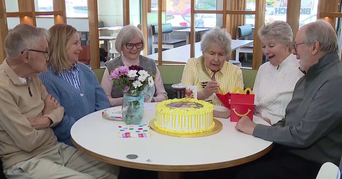 Golden years, golden arches: Chicago-area woman, 95, surprised at beloved McDonald’s birthday tradition