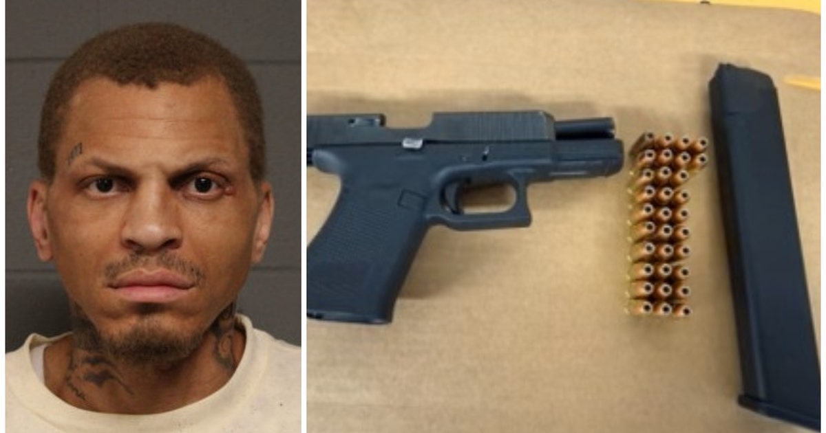 Chicago Heights man charged after loaded gun found during traffic stop