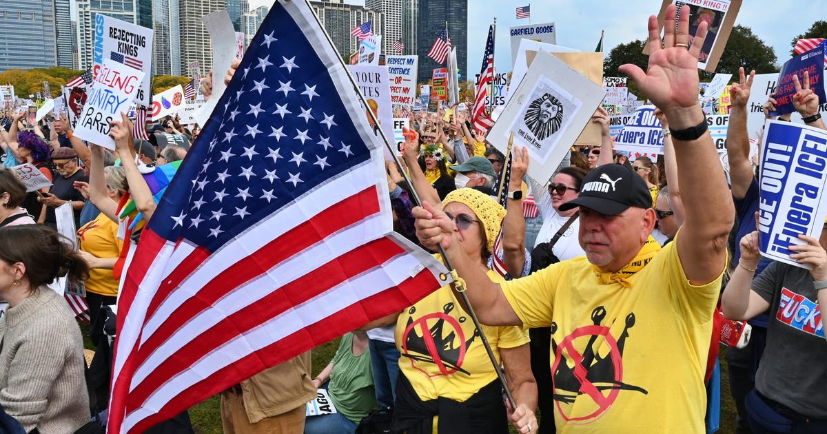 Chicago’s No Kings protest draws thousands to Loop amid Iran war, rising gas prices nationwide