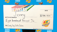 Illinois mom uses kids' birthdays to win $800K lottery jackpot