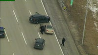 Police chase on I-94: Driver arrested after allegedly hitting squad car