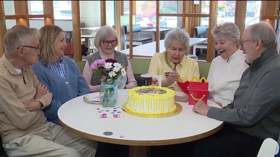 Golden years, golden arches: Chicago-area woman, 95, surprised at beloved McDonald’s birthday tradition
