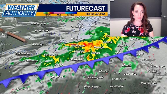 Chicago weather: Strong to severe storms possible Thursday as temps soar into the 70s