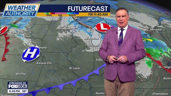 Chicago weather: 60 mph winds Friday, snow chances Sunday night, colder air ahead