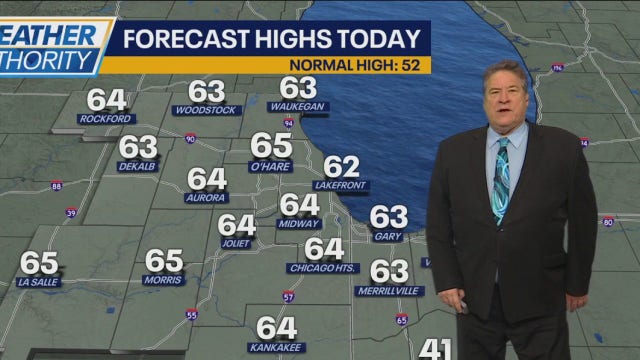 Chicago weather: Mild temps today, then lovely spring conditions