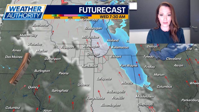 Chicago weather: Widespread light snow returns to the area tonight