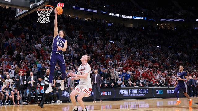 March Madness: Chase Johnston hadn't made a 2-pointer all year. His layup lifts High Point over Wisconsin