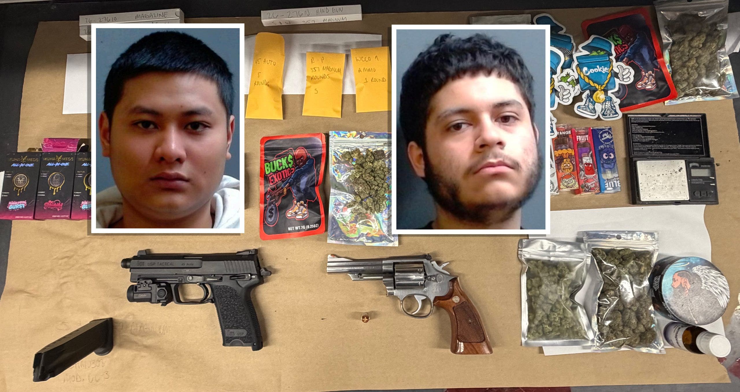 Chicago men busted with drugs, mushrooms, guns in Evanston: police