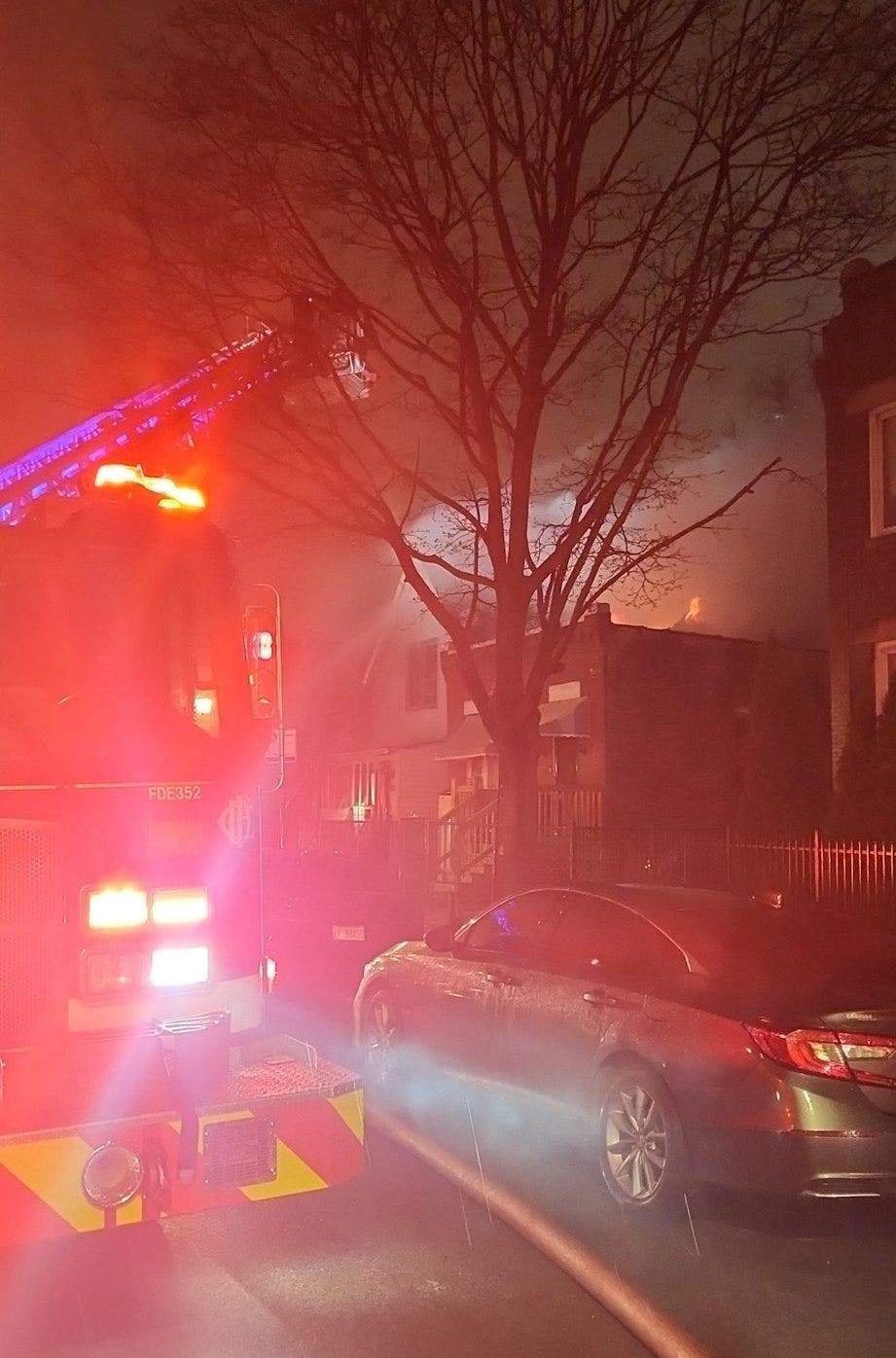 Fire tears through two vacant buildings on Chicago's West Side