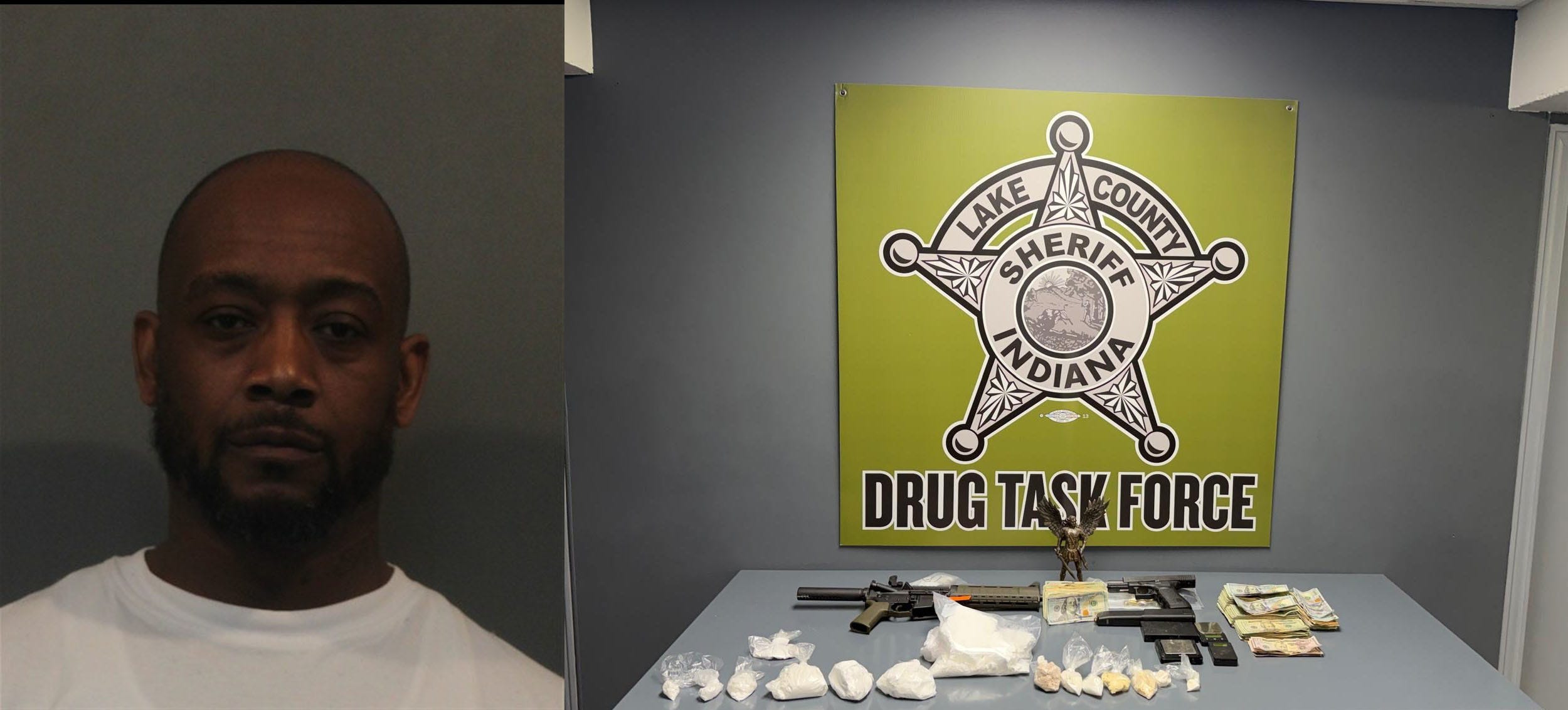 Lake County raid uncovers drugs, cash, weapons at Gary home: sheriff