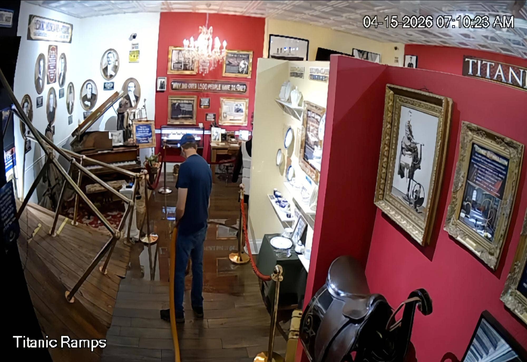 Suburban Chicago museum’s Titanic exhibit takes on water on eerie anniversary