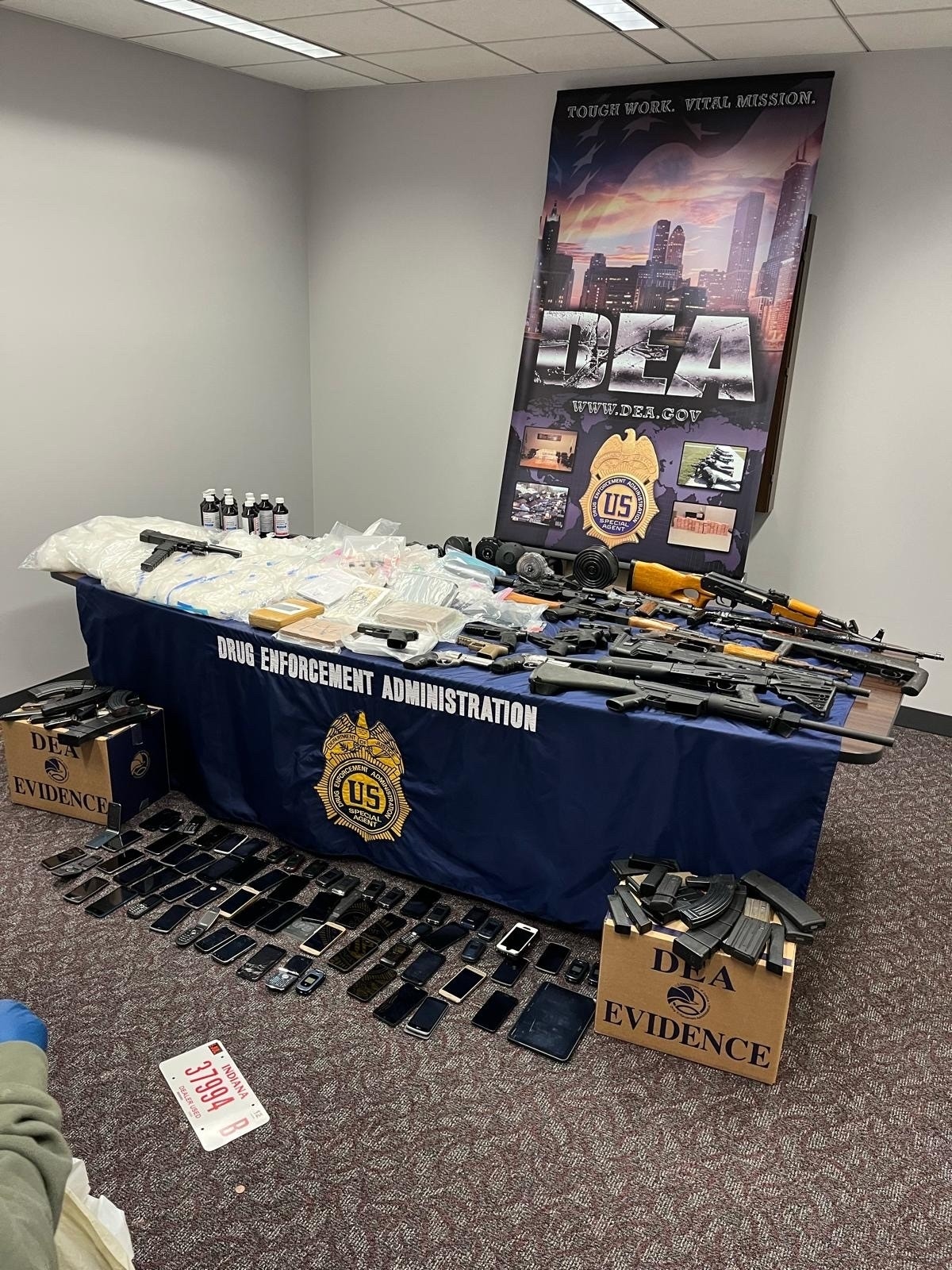 Federal agents seize 22 firearms, massive drug stash inside Chicago man's storage unit