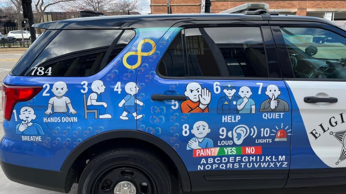 New suburban Chicago police vehicle aims to support residents with autism