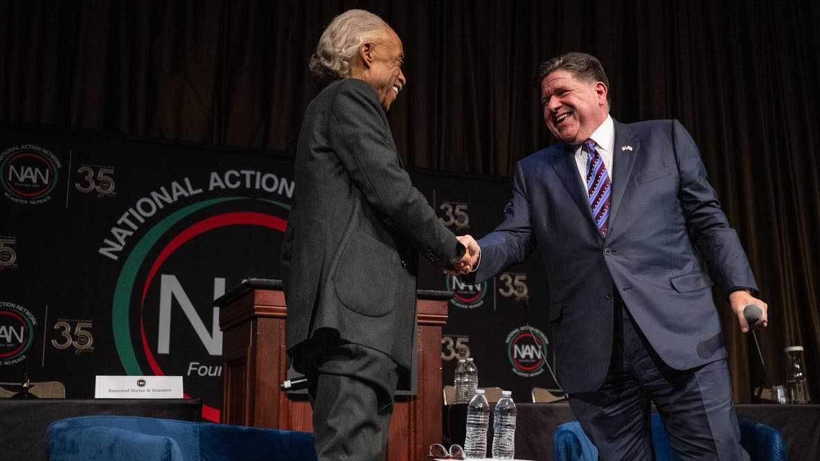Pritzker joins potential 2028 contenders at national conference in New York