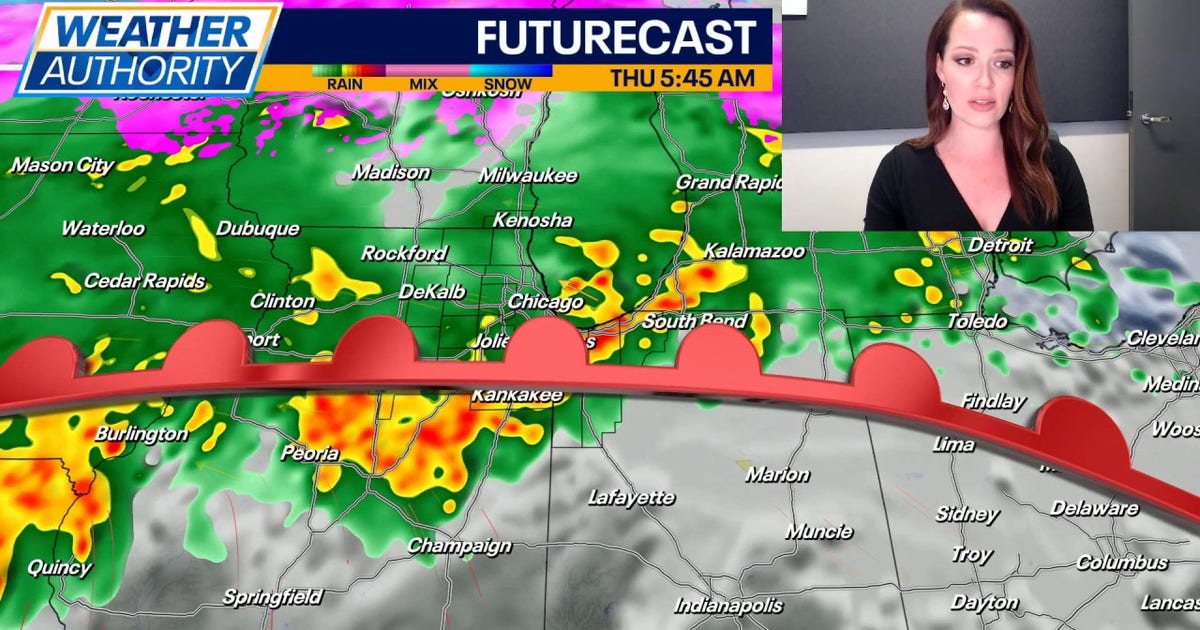 Chicago weather: Severe storms with damaging winds, hail, and tornadoes possible on Thursday