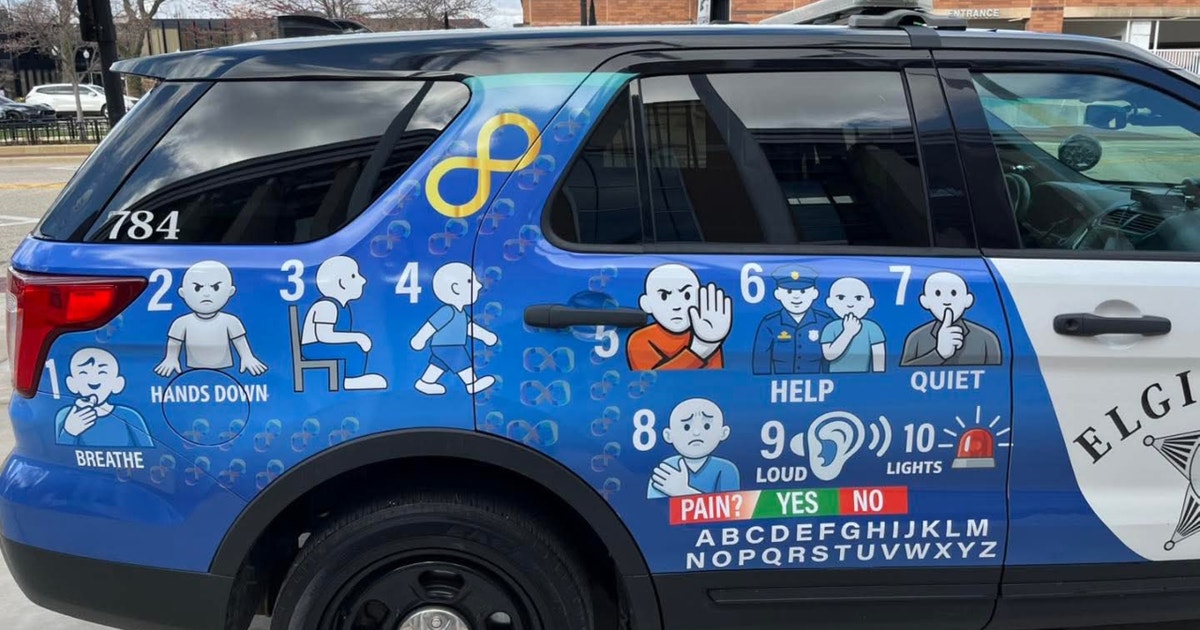 New suburban Chicago police vehicle aims to support residents with autism