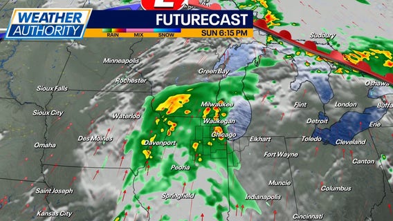 Chicago weather: Several rounds of storms are expected early this week