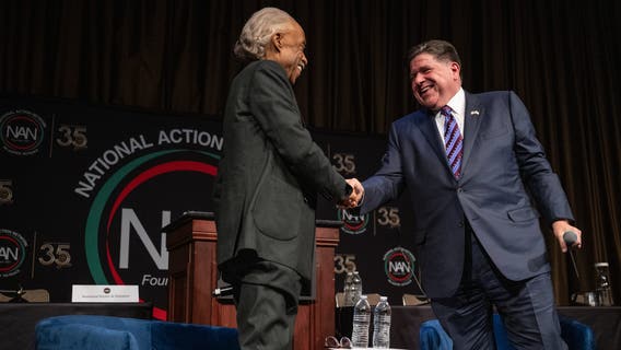 Pritzker joins potential 2028 contenders at national conference in New York